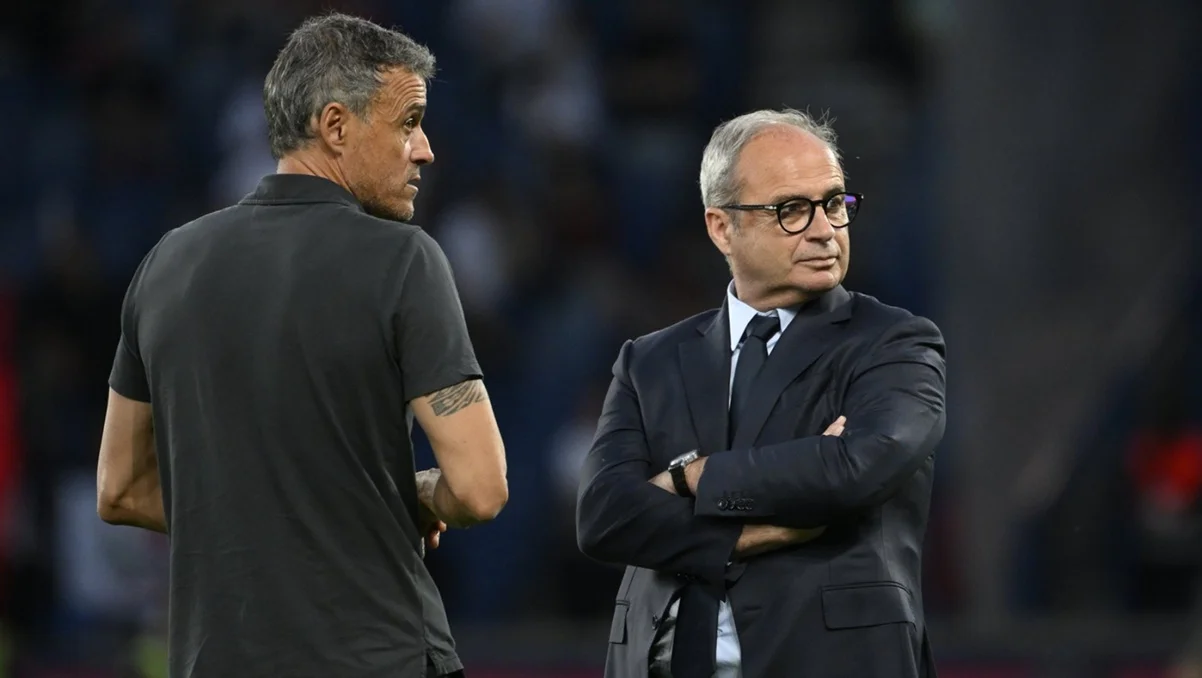 Луїс Енріке та Луїш Кампуш / фото: A. Réau/L'Équipe