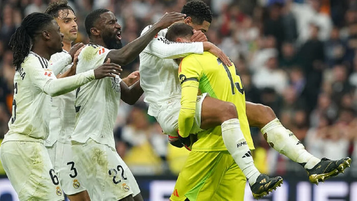 Андрій Лунін після асисту на Вінісіуса