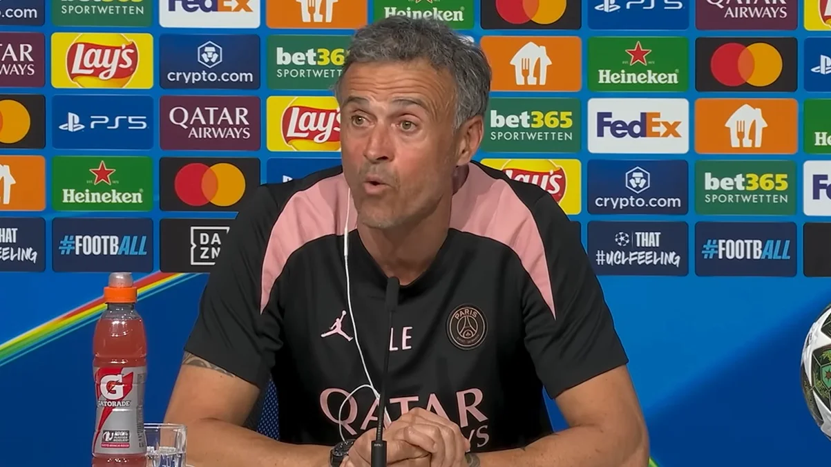 Луис Энрике / скриншот с пресс-конференции