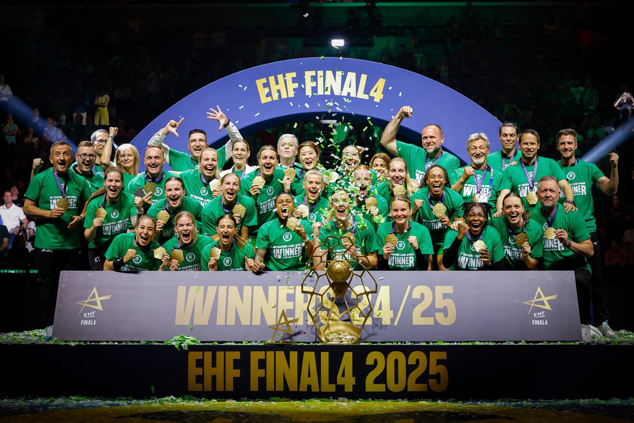 Дьер – победитель женской Лиги чемпионов по гандболу / фото: x.com/ehfcl