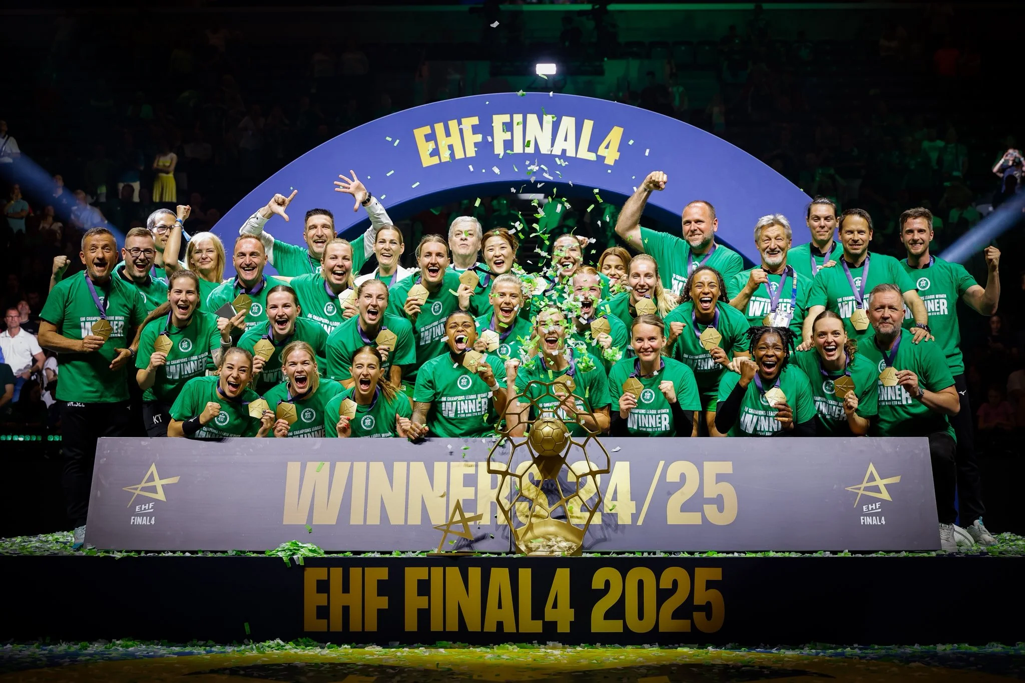 Дьер – победитель женской Лиги чемпионов по гандболу / фото: x.com/ehfcl