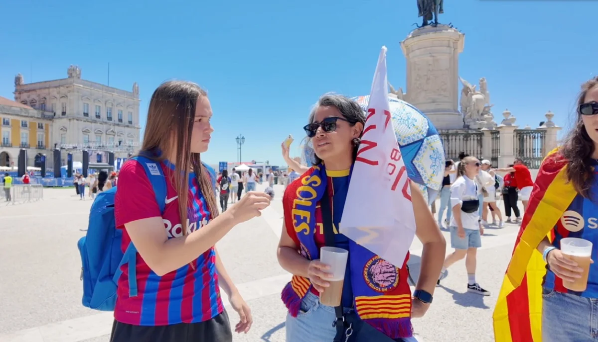 Фото к новости: Фінал Ліги чемпіонів УЄФА серед жінок у Лісабоні: коли футбол стає культурою