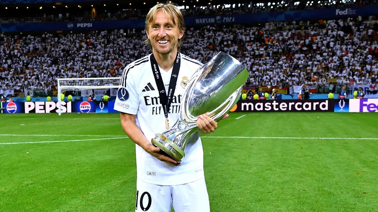 Лука Модрич / фото: Valerio Pennicino - UEFA/UEFA via Getty Images