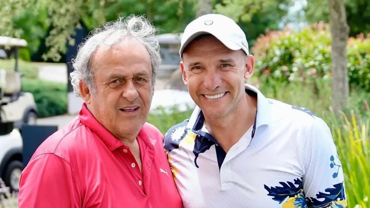 Платіні та Шевченко / Фото зі соцмереж