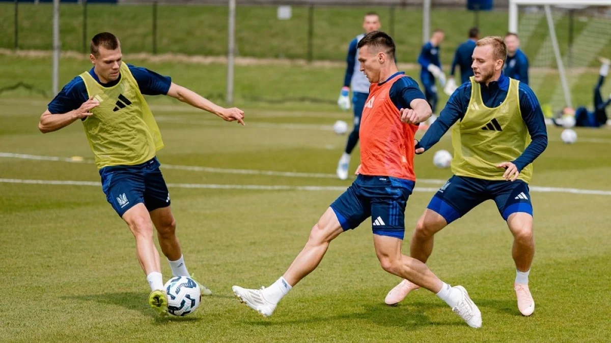 Тренировка игроков сборной Украины / фото: УАФ