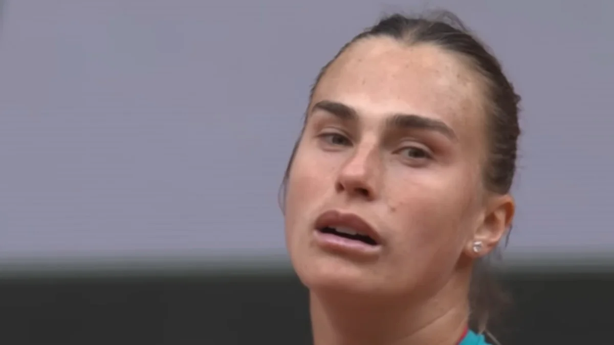 Аріна Соболенко / Скріншот