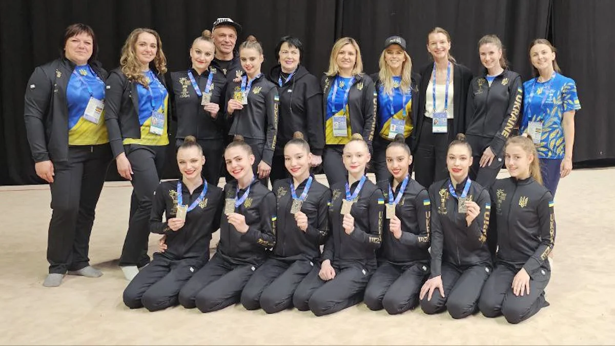Українські художні гімнастки / фото: Українська федерація гімнастики
