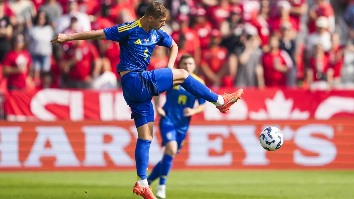 Валерий Бондарь в составе сборной Украины / Getty Images