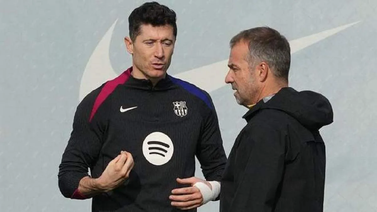 Левандовски и Флик / EFE