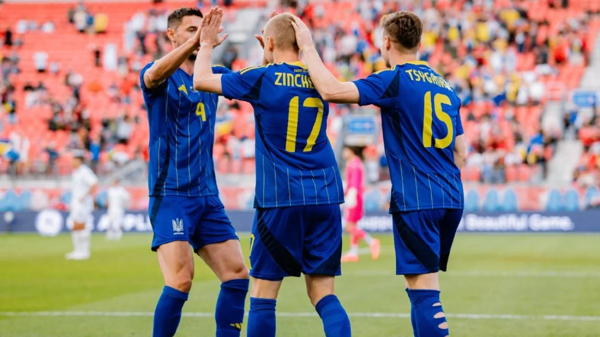 Роман Яремчук, Александ Зинченко и Виктор Цыганков / фото: УАФ