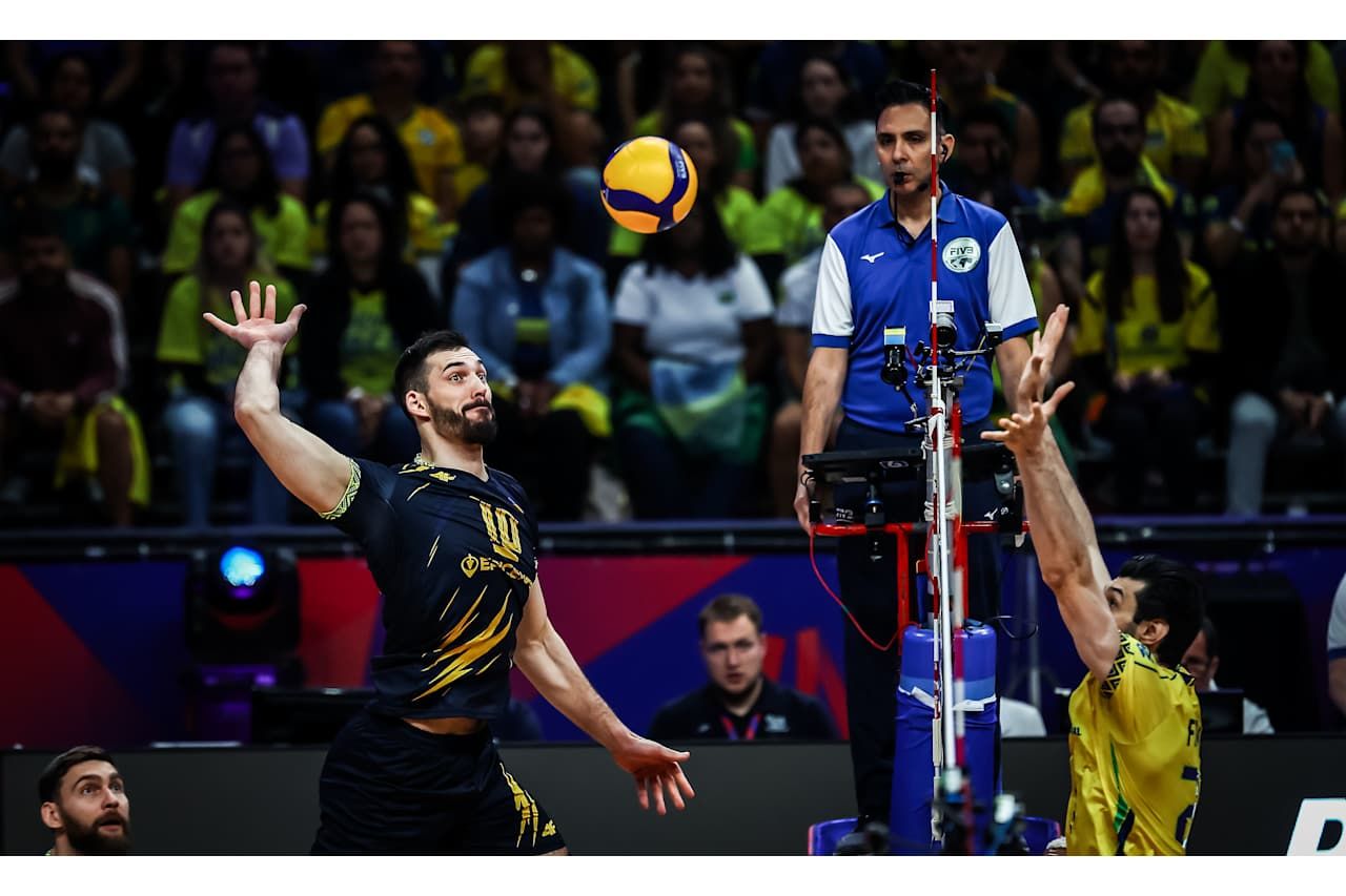 Збірна України поступилася Бразилії / фото: FIVB
