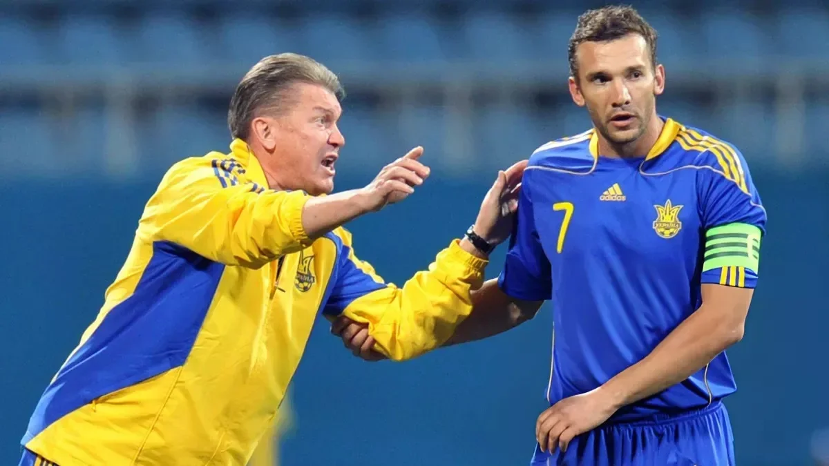 Олег Блохін і Андрій Шевченко / УАФ