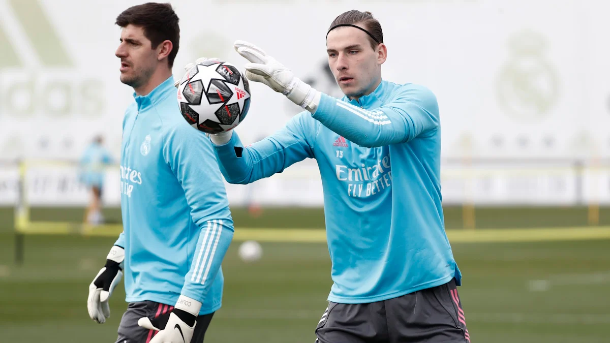 Тібо Куртуа та Андрій Лунін / фото: Getty Images