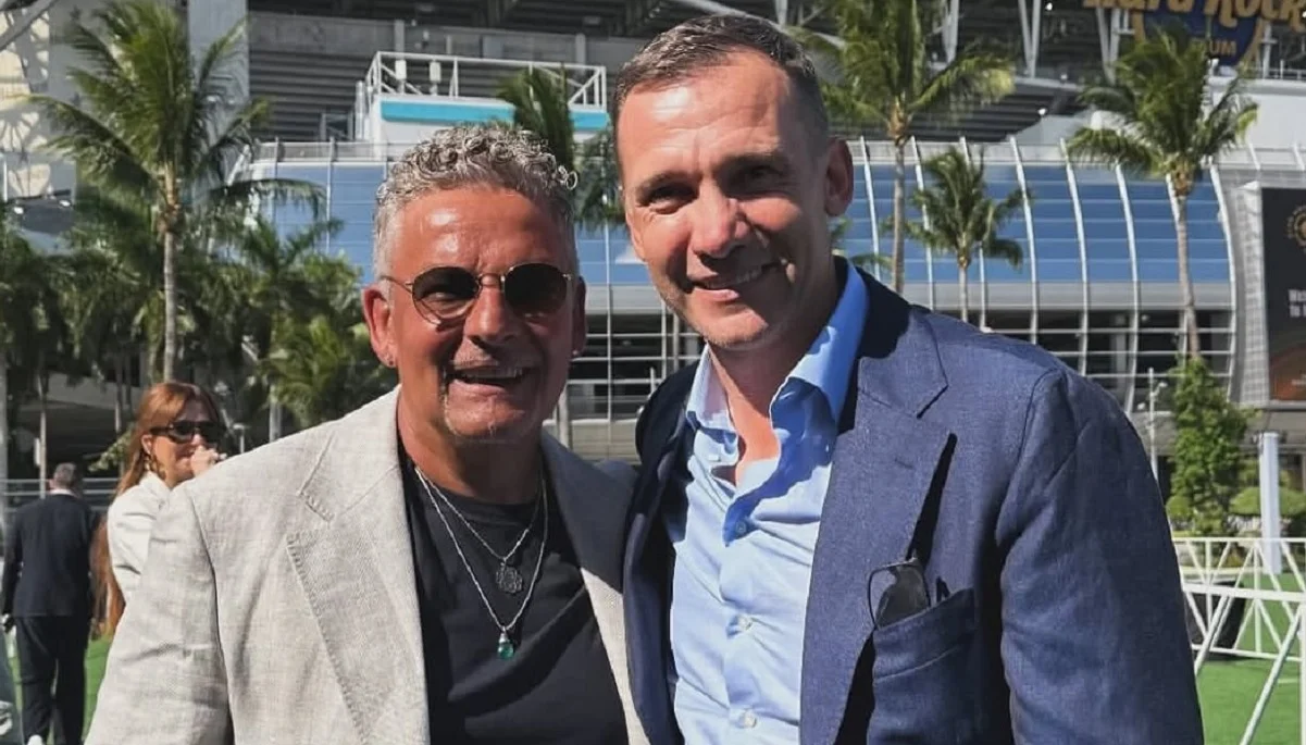 Баджо та Шевченко / Фото зі соцмереж