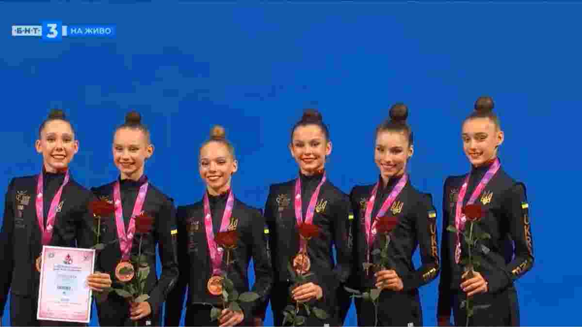 Україна здобула першу в історії медаль на юніорському ЧС зі спортивної гімнастики у груповому багатоборстві