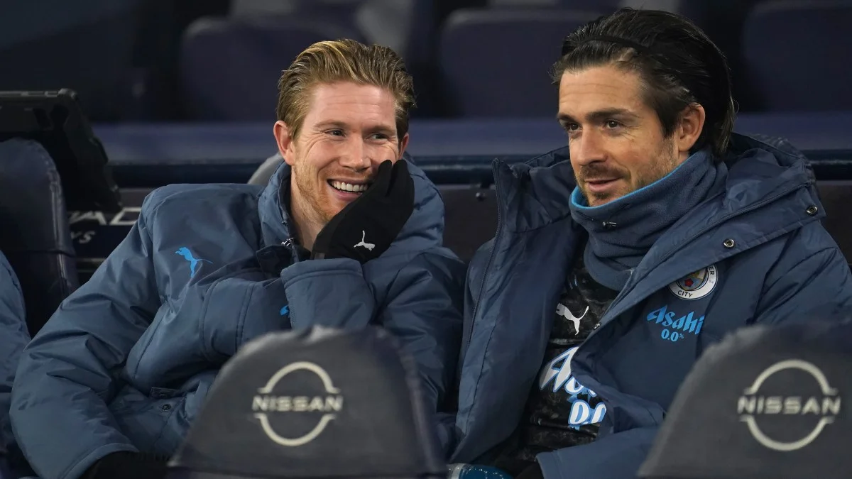 Кевин де Брюйне и Джек Грилиш / Getty Images