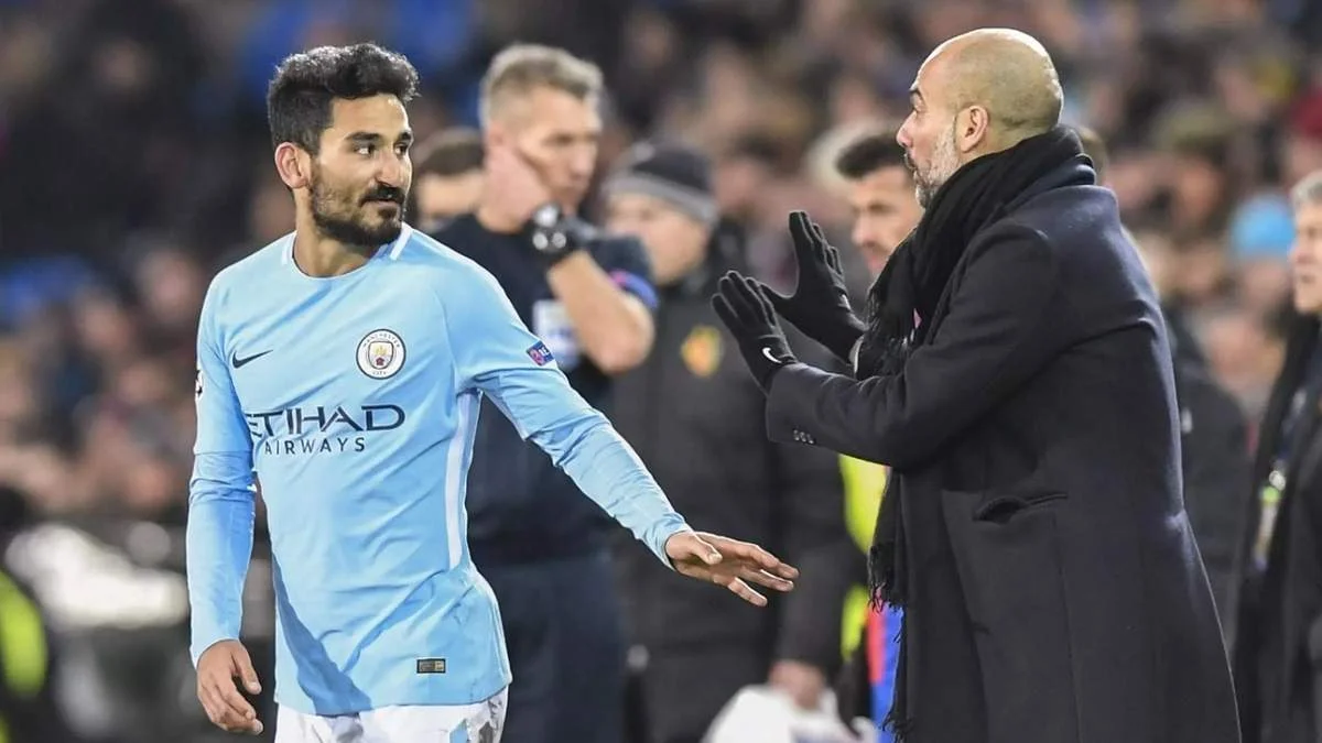 Гюндоган и Гвардиола / EFE