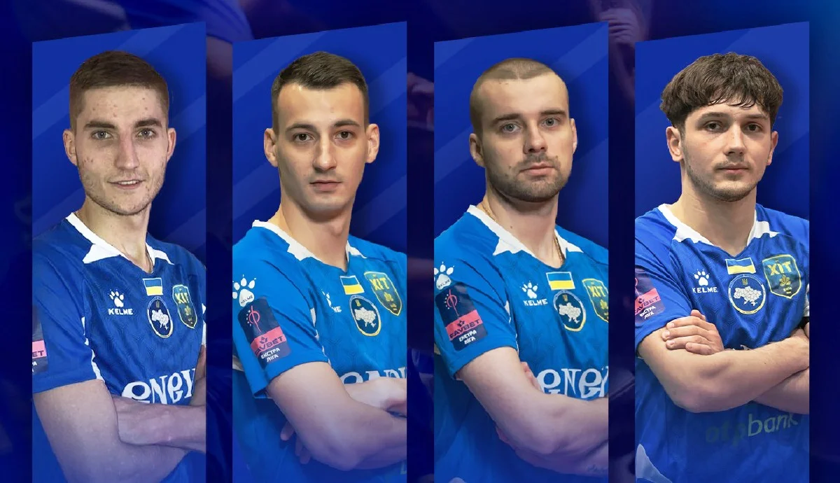 Дмитро Бабілов, Роман Горпинич, Євген Сірий та Володимир Плюта / ФК ХІТ