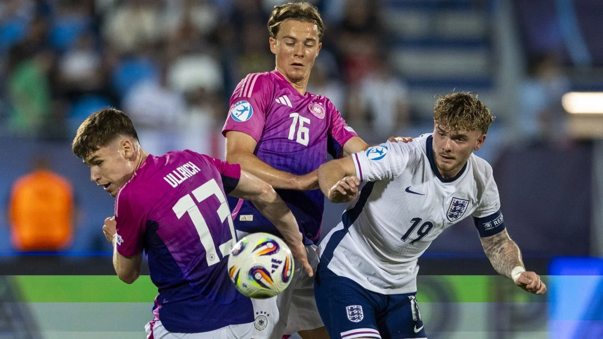 Фото к новости: Англия U-21 – Германия U-21: стартовые составы и онлайн-трансляция финала молодежного Евро-2025