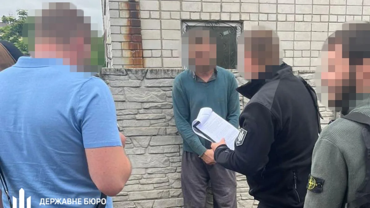 Звинувачений працівник ТЦК / фото: ДБР