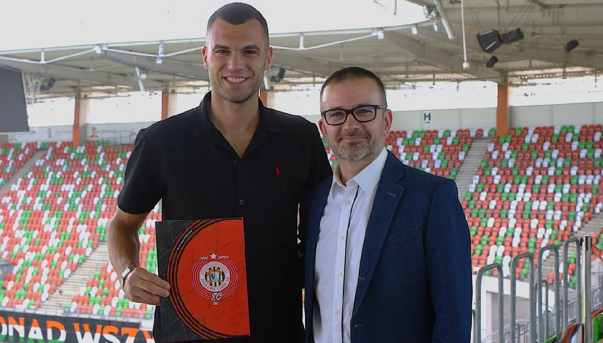 Роман Якуба (слева) / ФК Заглембе Люблин