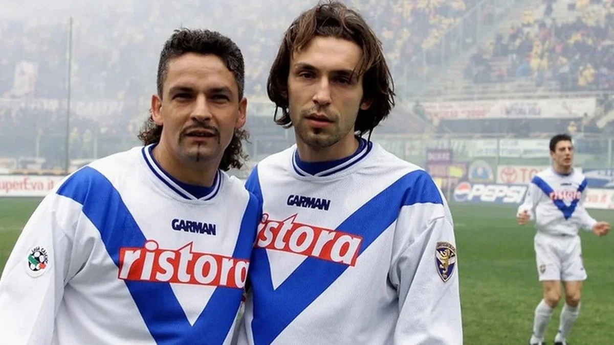 Роберто Баджо и Андреа Пирло / Брешия