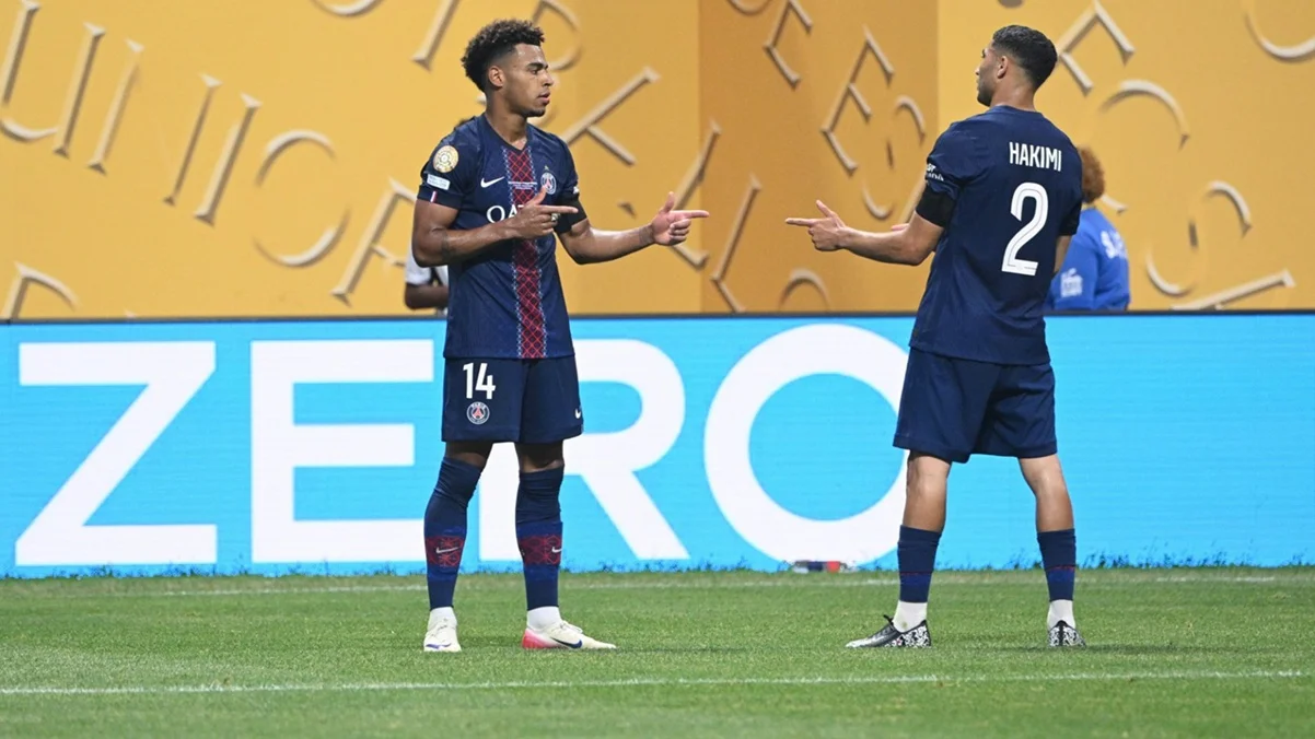 Дуе та Хакімі / фото: F. Faugère/L'Équipe