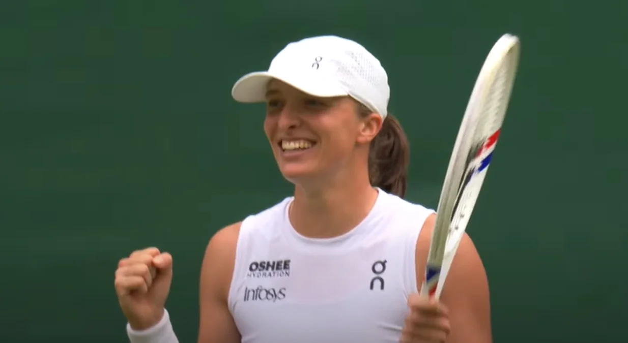 Іга Свьонтек / скріншот