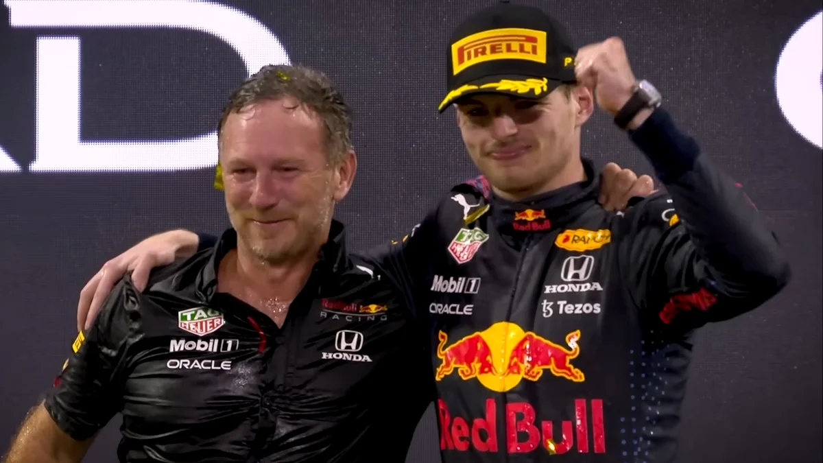 Хорнер та Ферстаппен / Скріншот