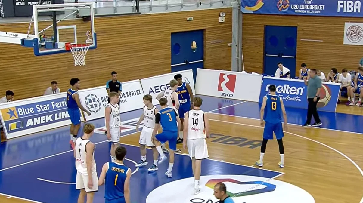 Германия – Украина – 64:62 / Стоп-кадр из видео