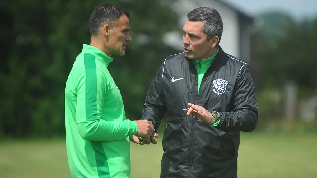 Желько Любеновіч (ліворуч) / ФК Ворскла