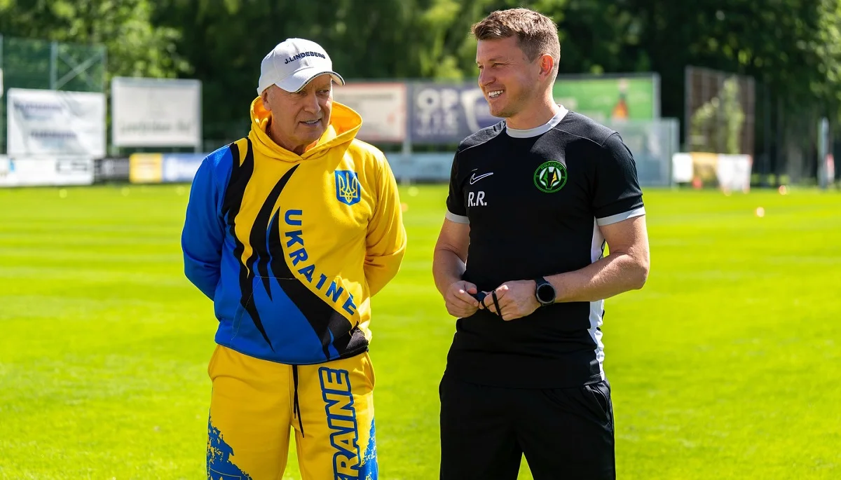 Геннадий Буткевич и Руслан Ротань / ФК Полесье