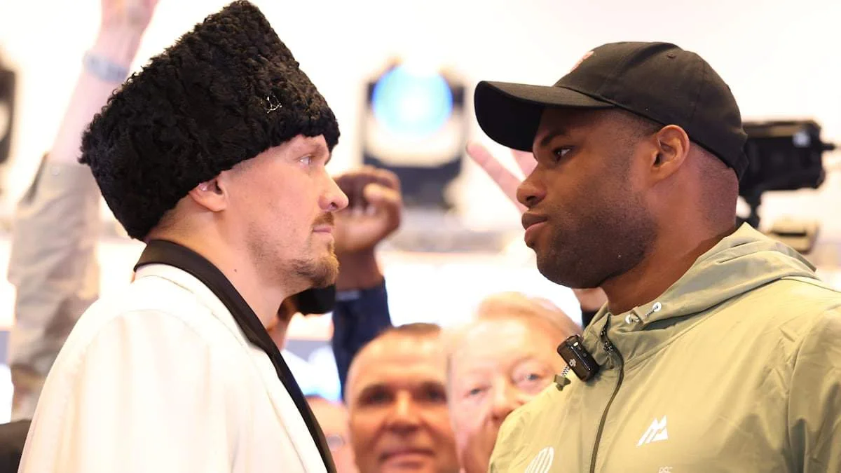 Александр Усик и Даниэль Дюбуа / Getty Images