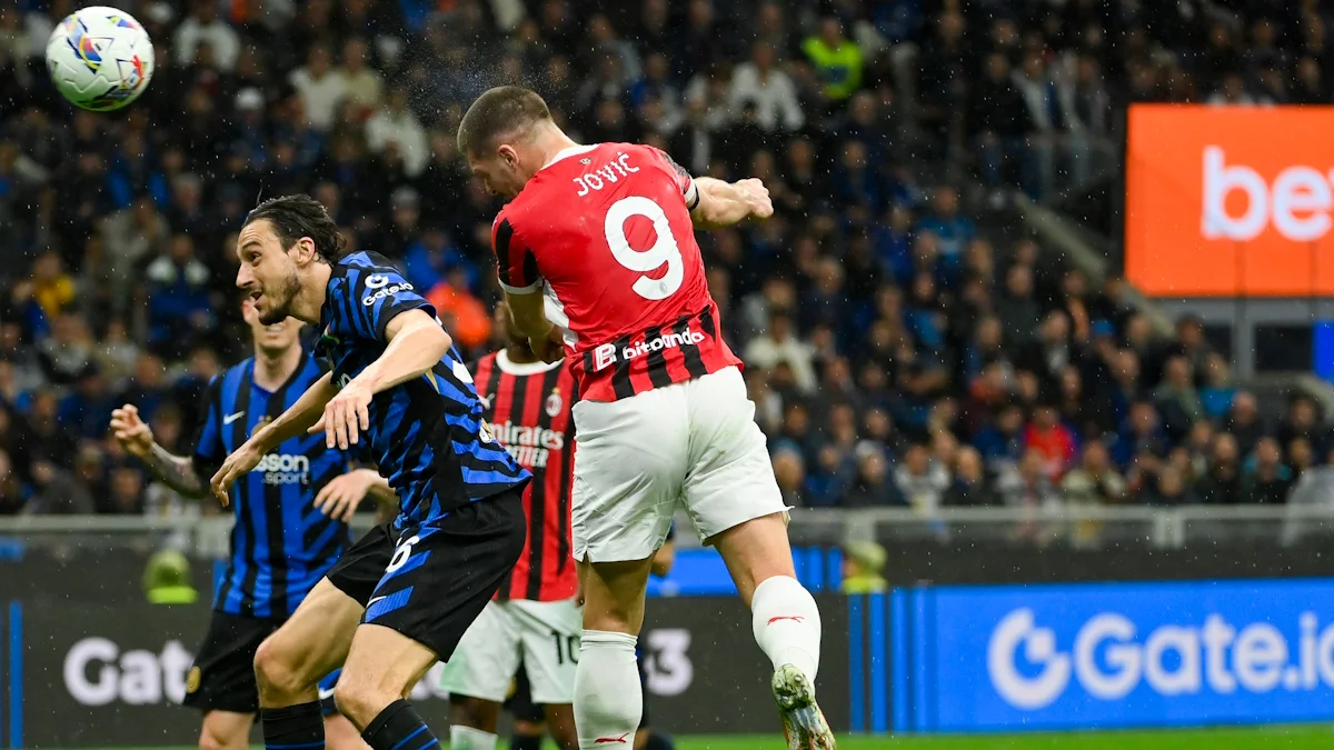 Лука Йовіч проти Інтера / фото: Getty Images