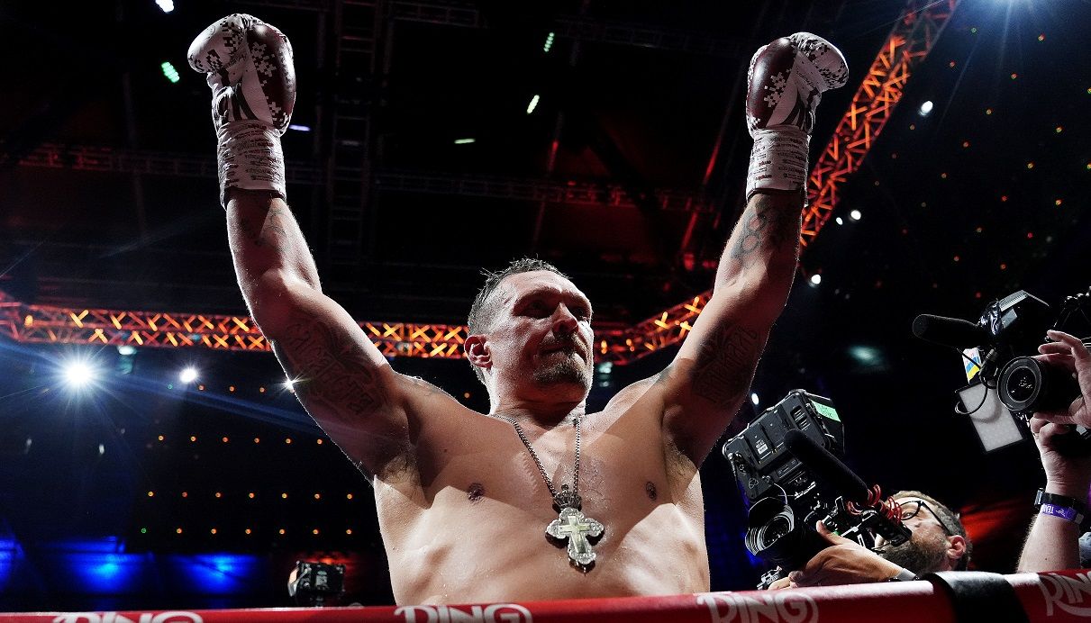 Александр Усик / Фото Bradley Collyer/PA Images via Getty Images