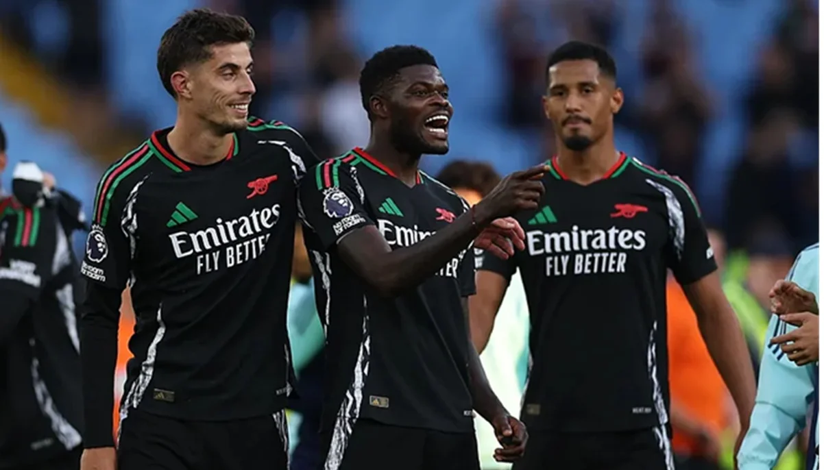 Томас Партей, Кай Хаверц, Уильям Салиба / фото: ADAM VAUGHAN / EFE