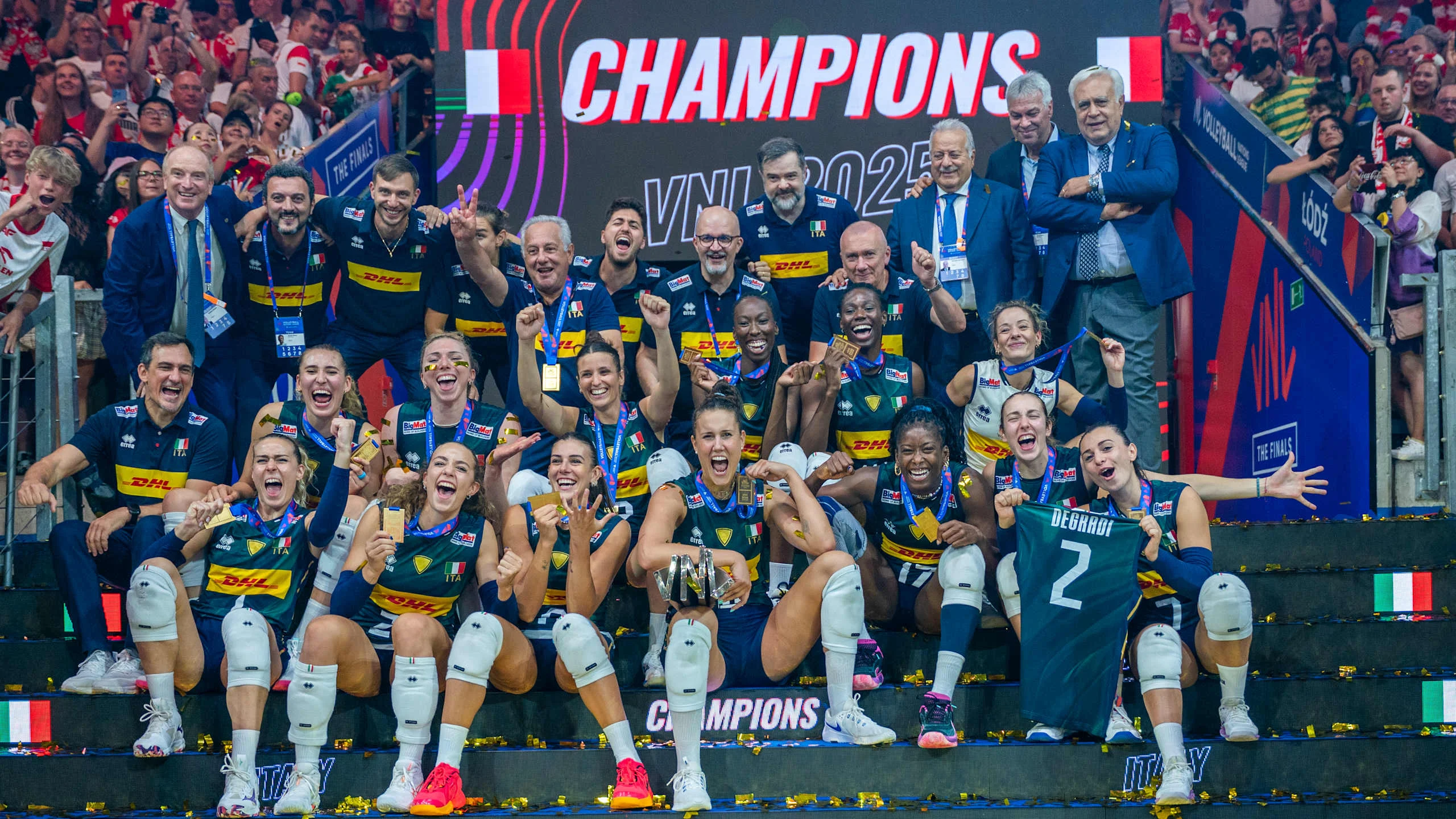 Сборная Италии – победитель женской Лиги наций по волейболу / FIVB