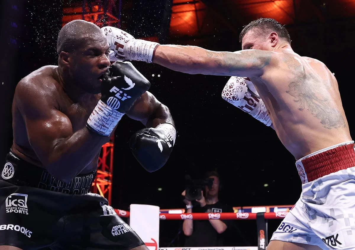 Даніель Дюбуа та Олександр Усик / Getty Images