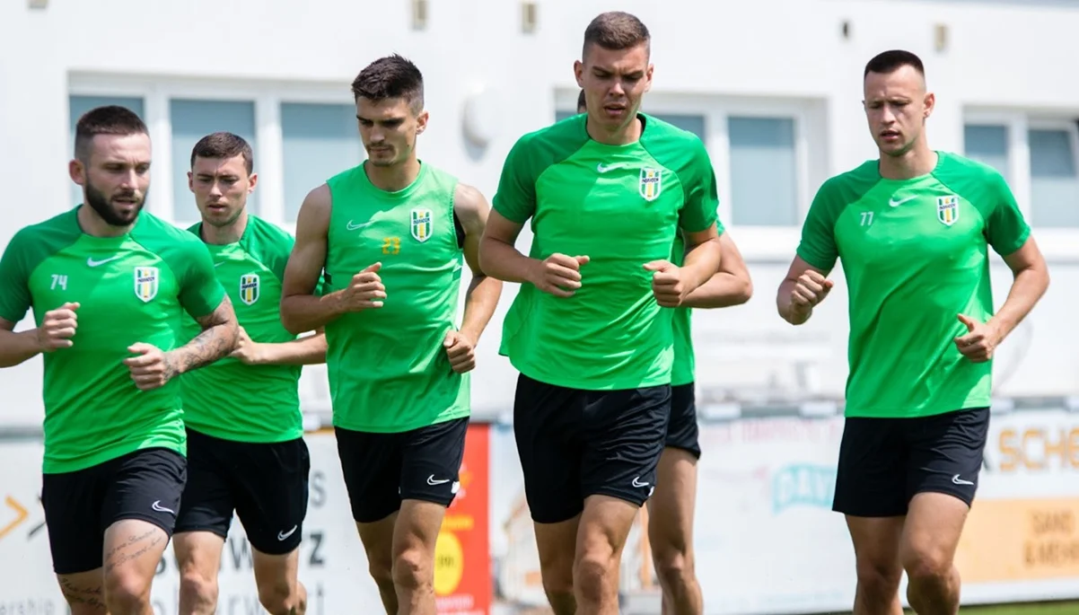 Сергей Чоботенко на тренировке / фото: ФК Полесье