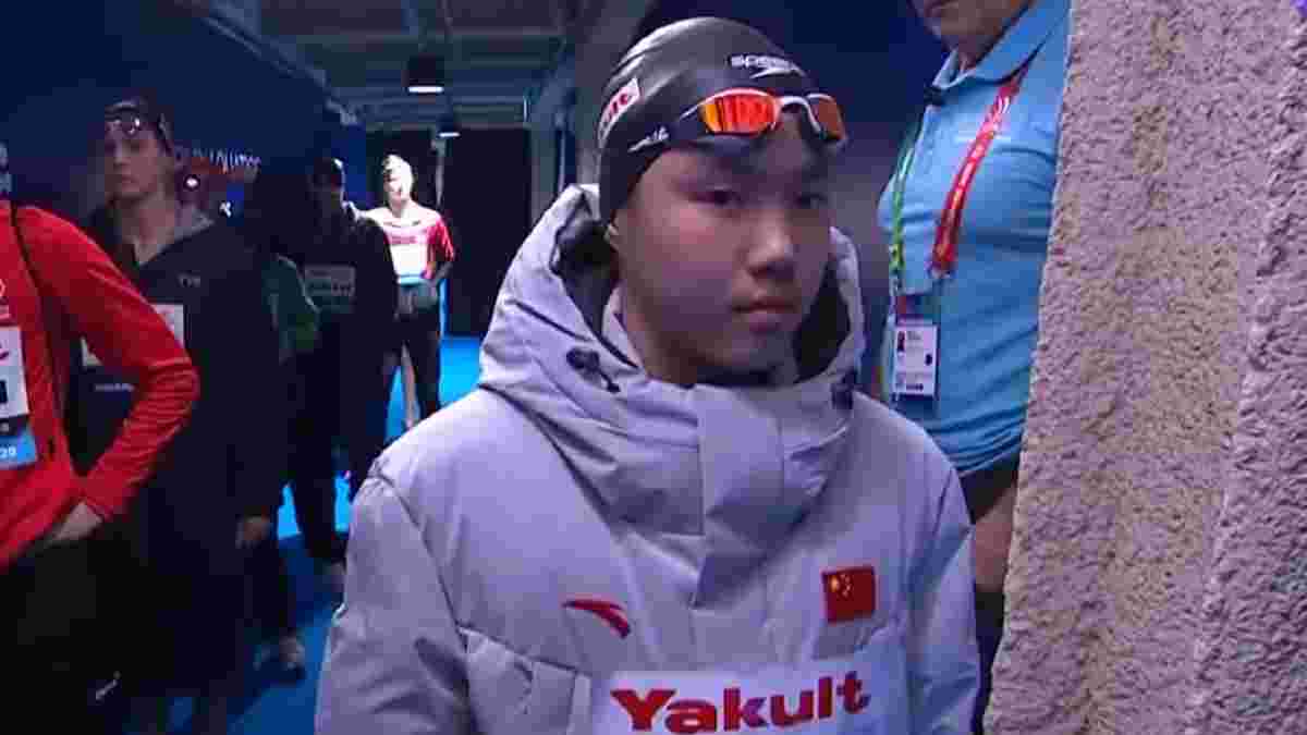 12-річна китаянка виграла медаль на чемпіонаті світу з плавання