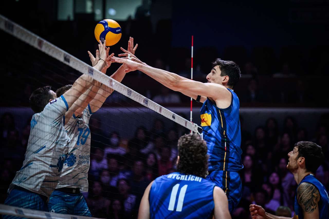 Италия и Словения разыграли путевку в финал Лиги наций / фото: volleyballworld.com