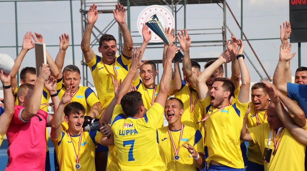 Победа мужской сборной Украины по хоккею на траве / Фото пресс-службы Türkiye Hokey Federasyonu