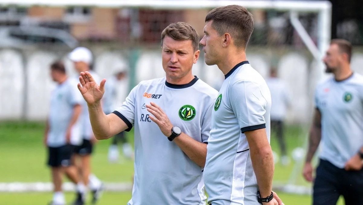 Руслан Ротань (ліворуч) / фото: Полісся