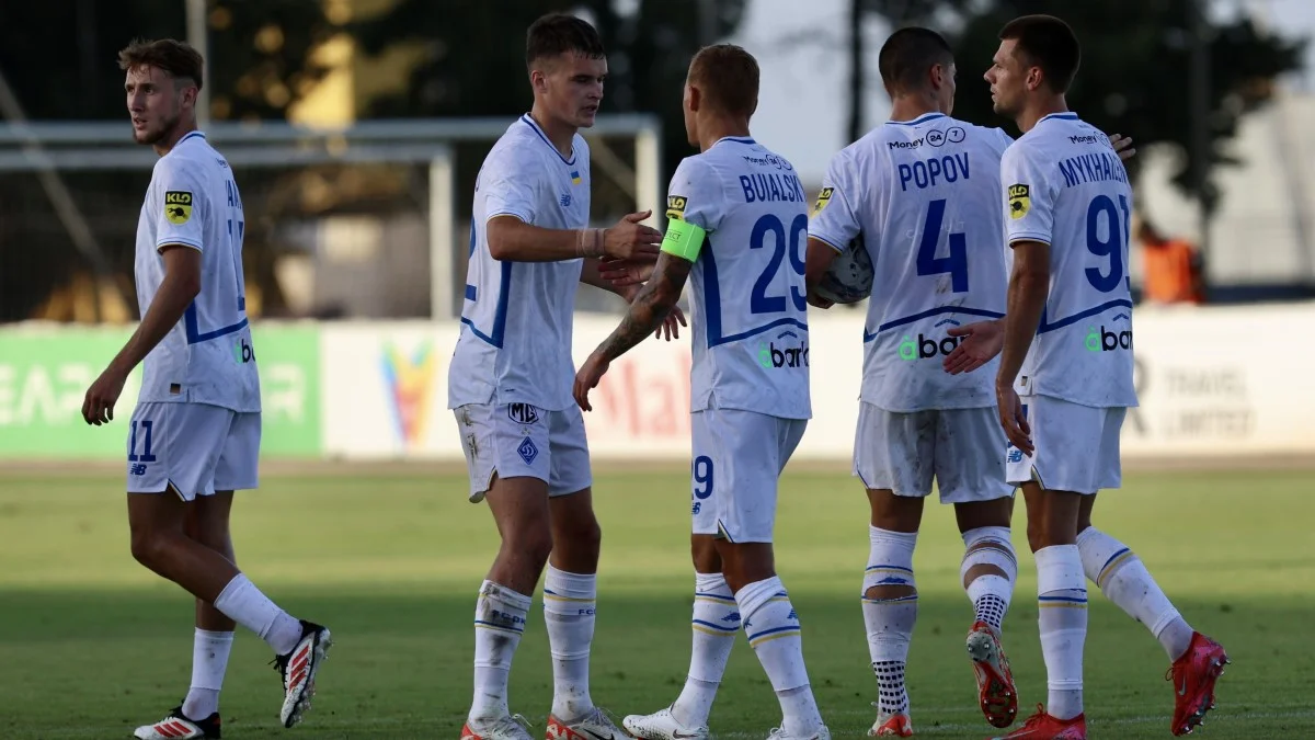 Віталій Буяльський у матчі проти Хамруна / фото: ФК Динамо