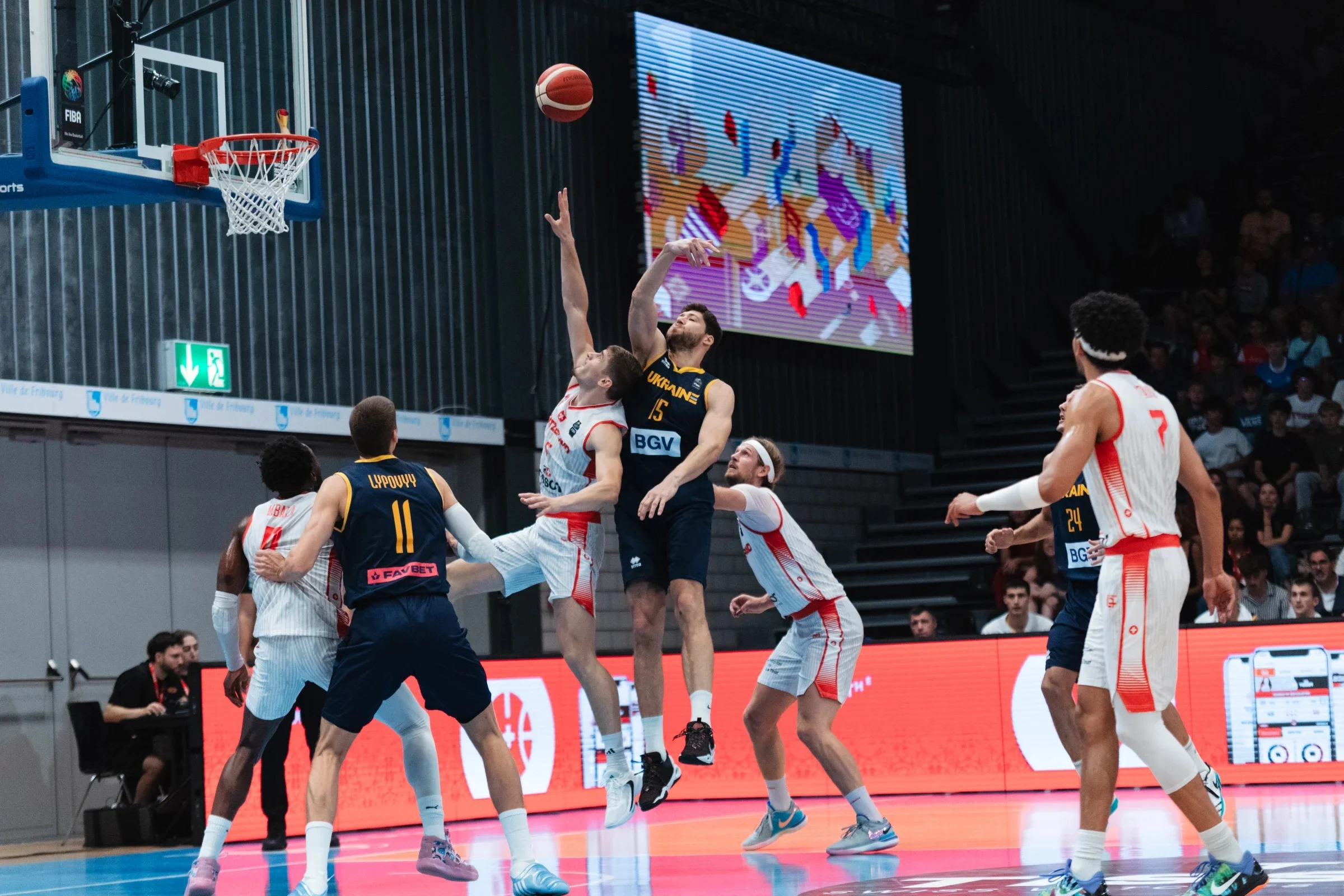 Збірні України та Швейцарії провели стартовий матч пре-кваліфікації ЧС-2027 / FIBA