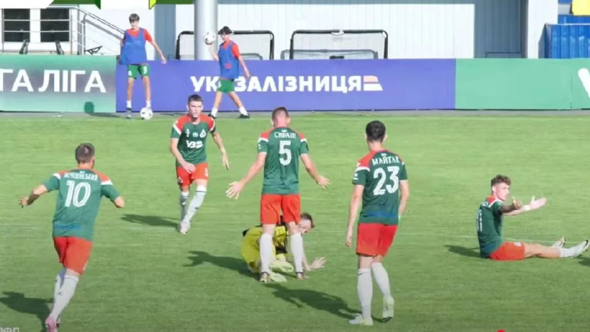 Локомотив Киев – Чайка – 1:1 / скриншот