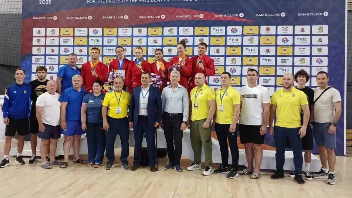 Збірна України з самбо / фото: Національна федерація самбо України