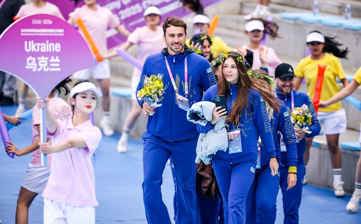 Збірна України на церемонії відкриття Всесвітніх ігор-2025 / фото: theworldgames2025