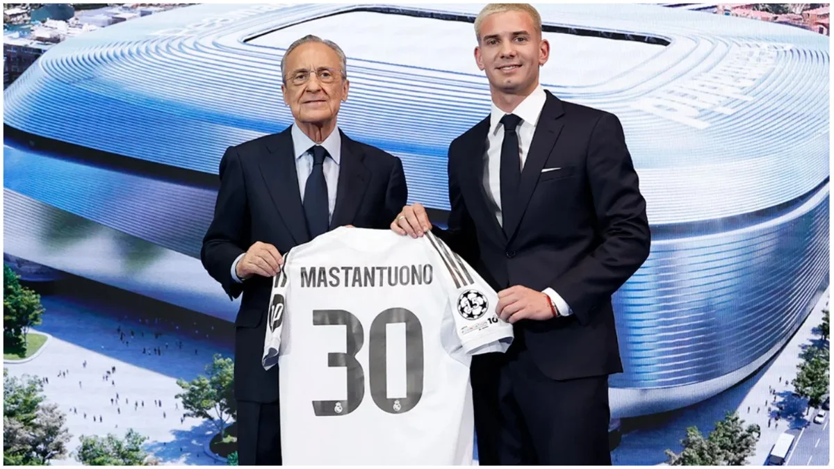 Флорентіно Перес і Франко Мастантуоно / Фото: ФК Реал Мадрид