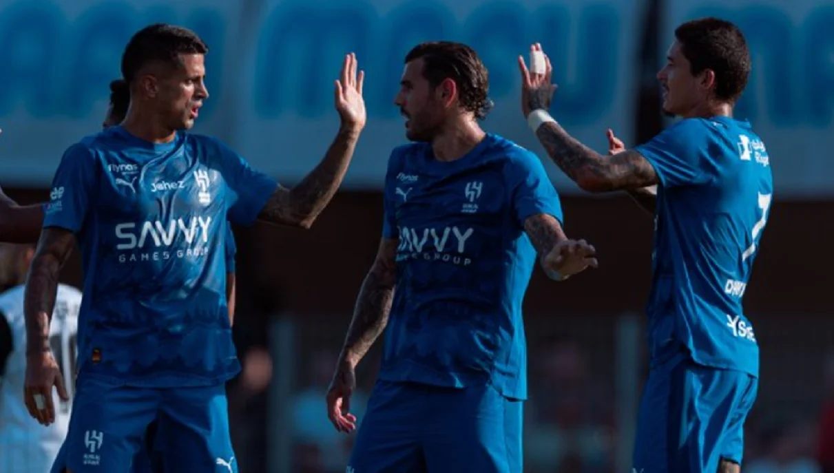 Канселу, Тео і Дарвін / фото: ФК Аль-Хіляль